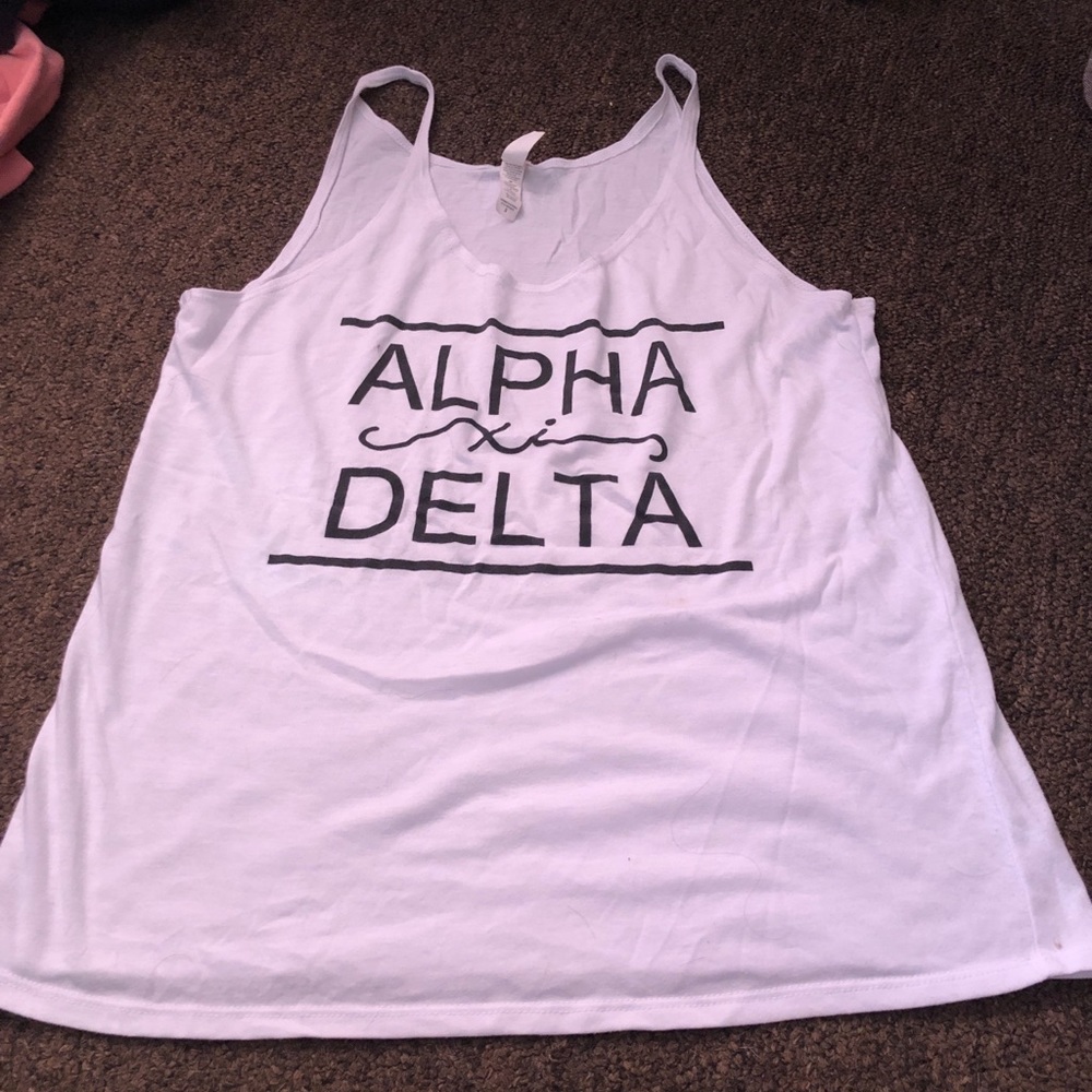 Alpha xi delta tank